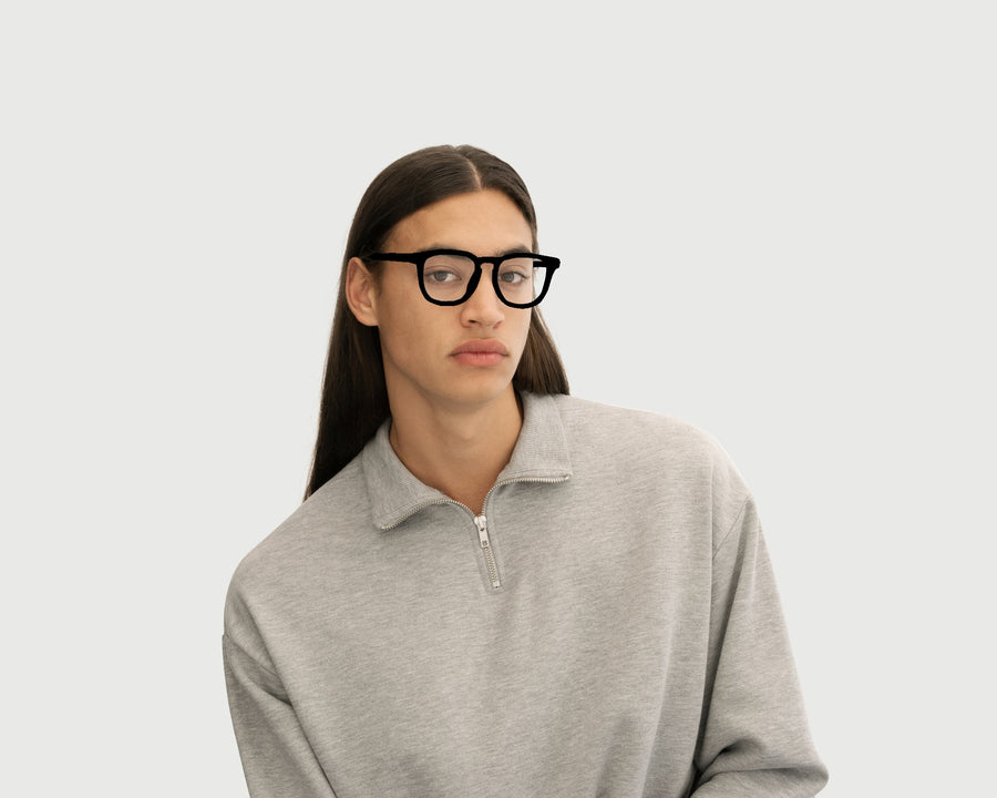 men Yoji Anti-Radiation Glasses square black plastic (6613809692726)