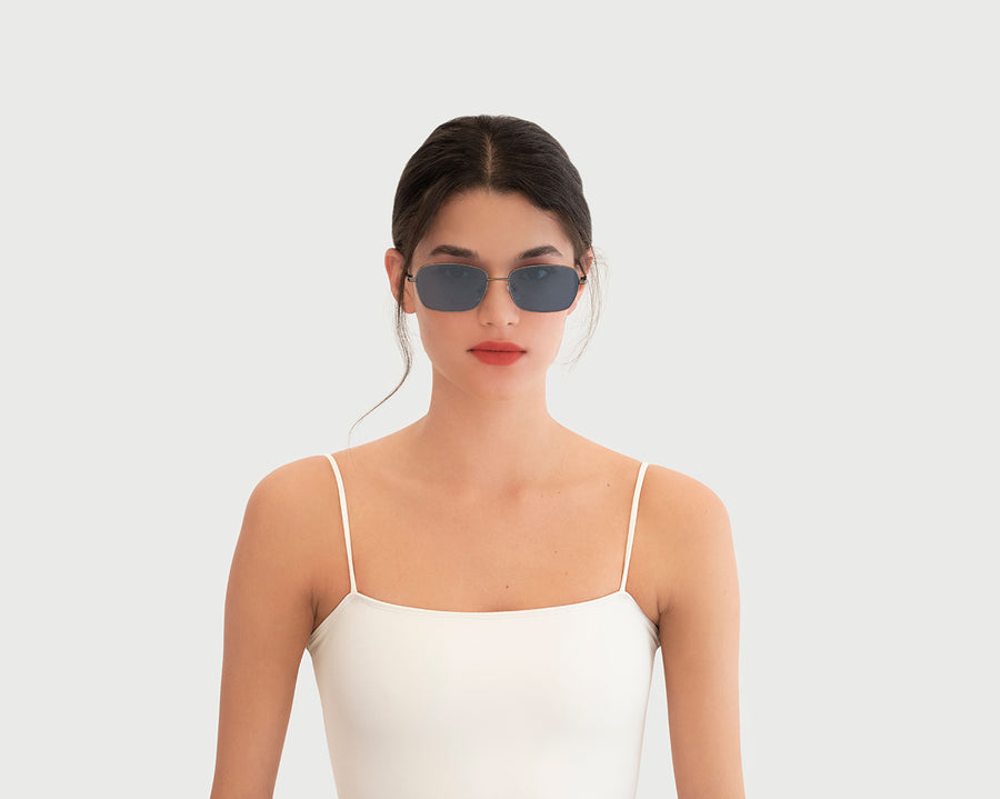 women Emman Sunglasses rectangle black metal (4687761932342)