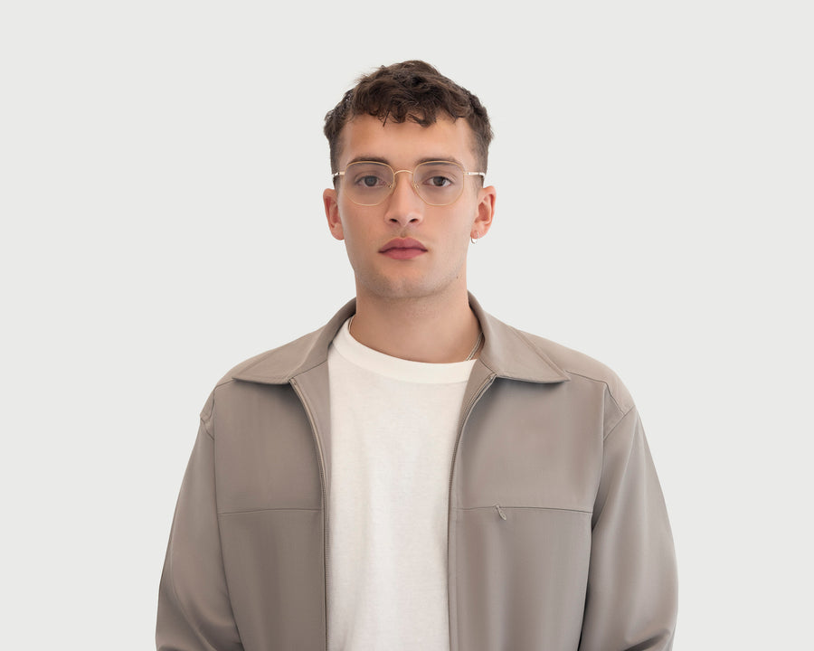 men Marcel+ Eyeglasses square nude metal (4687758131254)