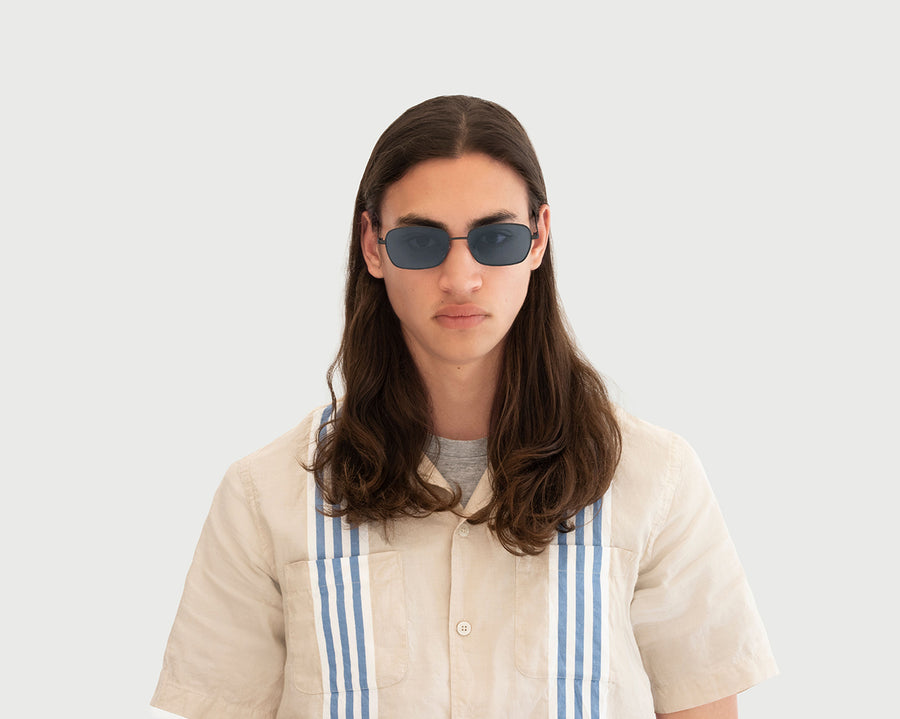 men Emman Sunglasses rectangle black metal (4687761932342)