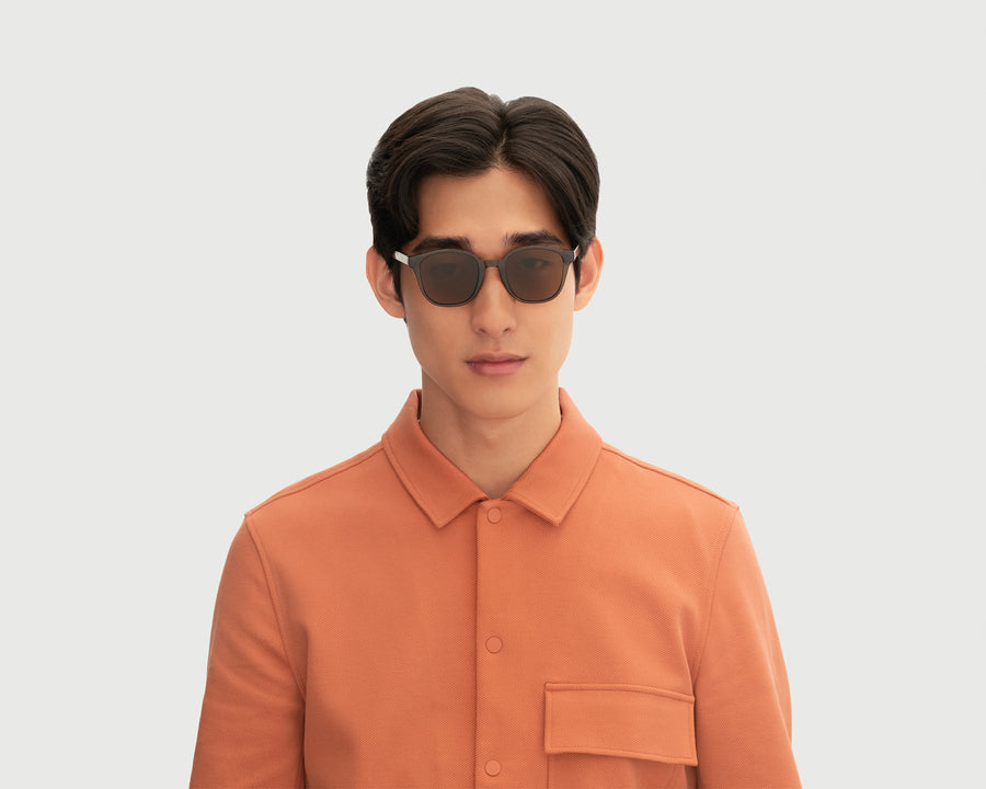 men Neo Sunglasses square brown plastic (4687760719926)
