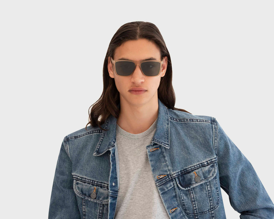 men Griffin Sunglasses square brown plastic (4687761637430)