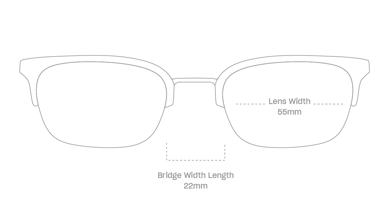 measurement::lens width Arthur Eyeglasses browline acetate (4917201043510)