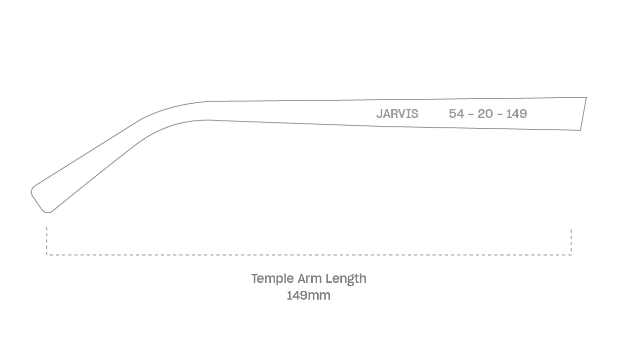 measurement::arm length Jarvis Sunglasses rectangle plastic (4687760457782)