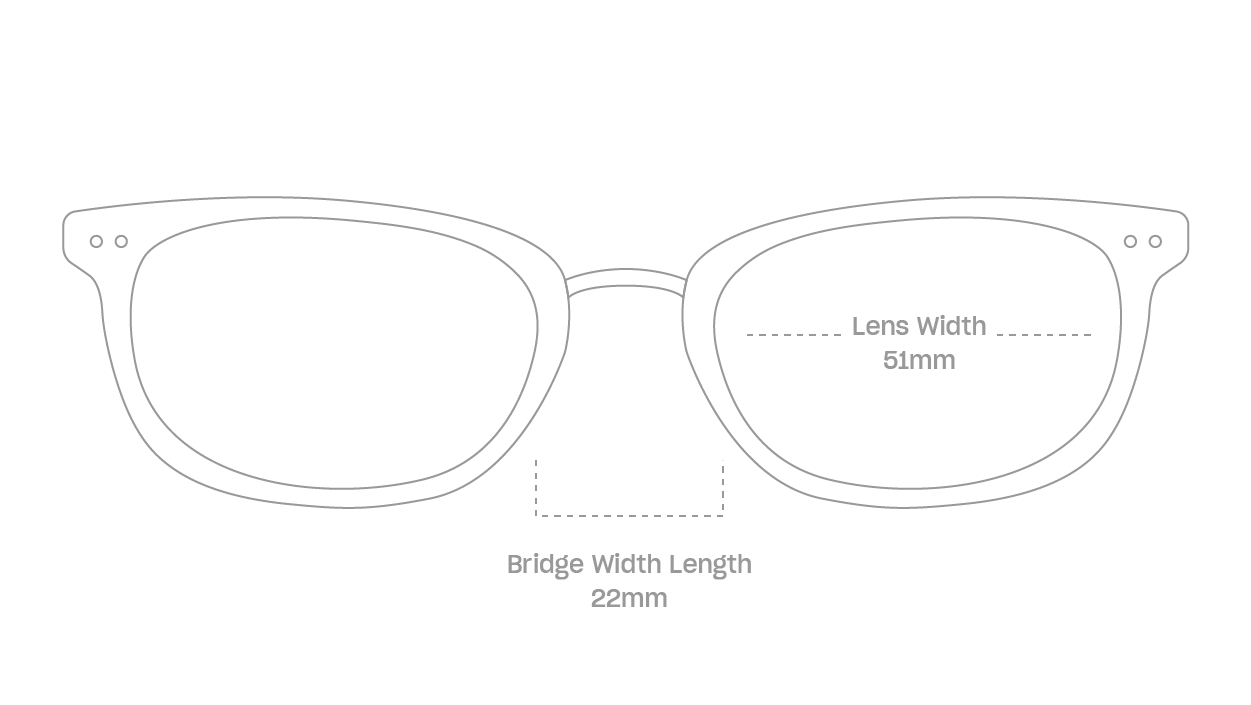 measurement::lens width Bart Eyeglasses rectangle acetate (4917210349622)