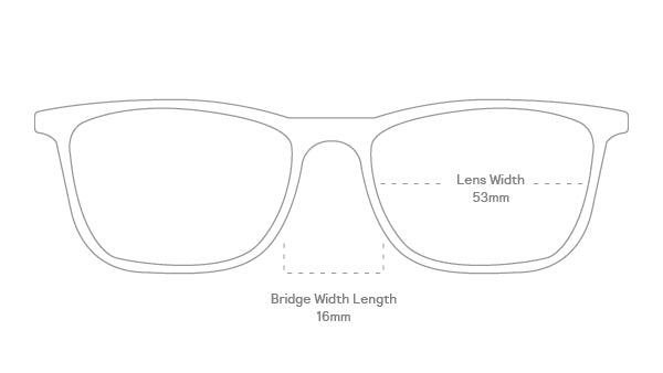 measurement::lens width Beckett Eyeglasses rectangle acetate (6659589406774)