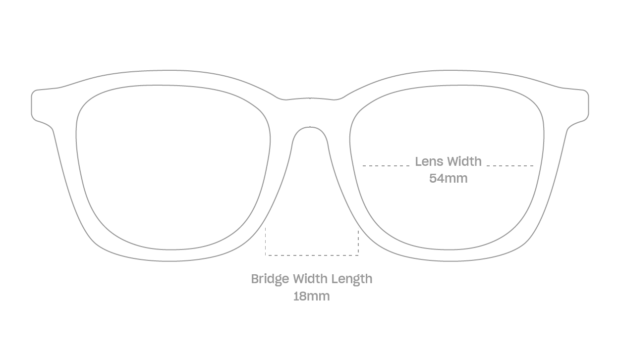 measurement::arm length Bennett Sunglasses square plastic (4687760097334)