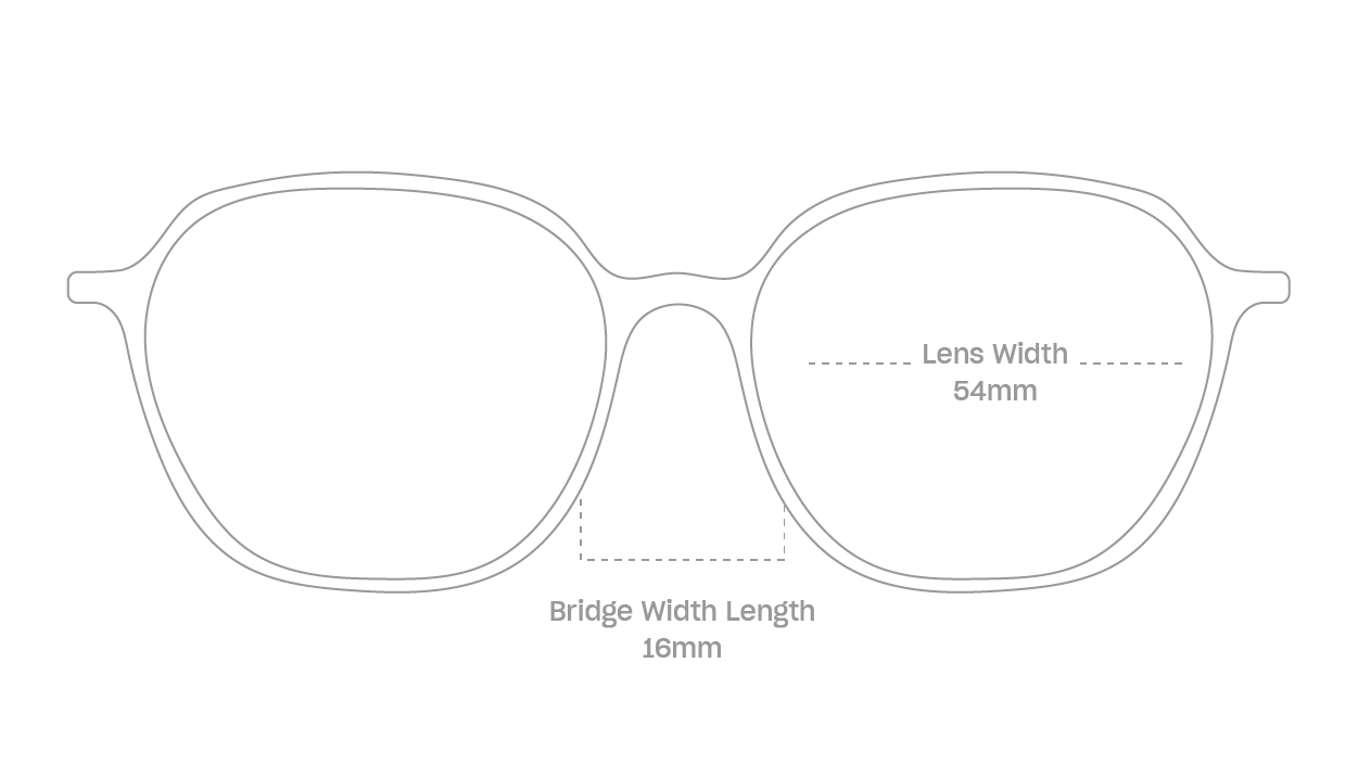 measurement::lens width Helsinki Eyeglasses square plastic (4687757180982)