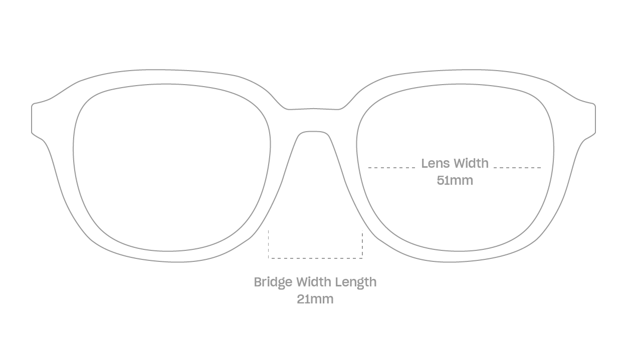 measurement::lens width Homer Sunglasses square plastic (4687759966262)