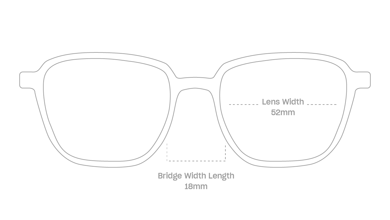 measurement::lens width Jensen Eyeglasses square acetate (4687756591158)