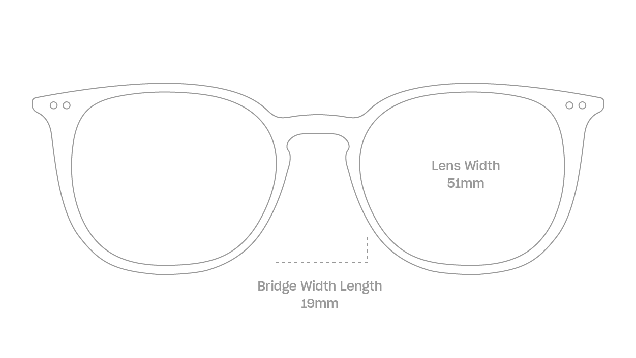 measurement::lens width Kennedy Eyeglasses square plastic (4687759376438)