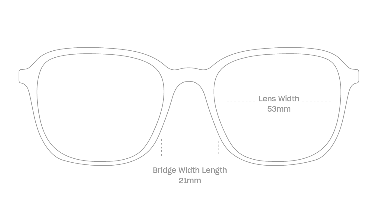 measurement::lens width Lazlo Sunglasses square plastic (4687761571894)