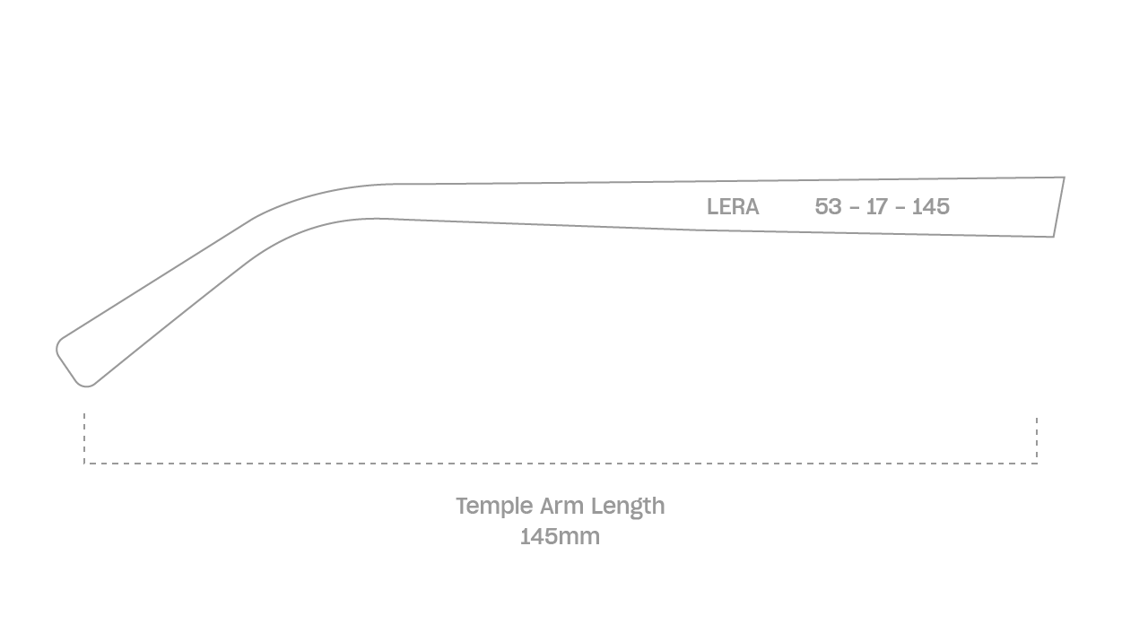 measurement::arm length Lera Eyeglasses cat eye acetate (4687757148214)