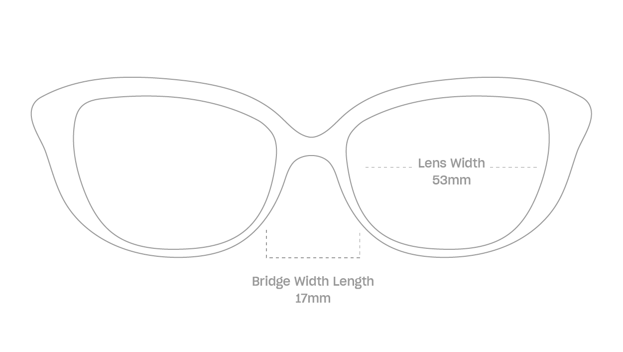 measurement::lens width Lera Eyeglasses cat eye acetate (4687757148214)