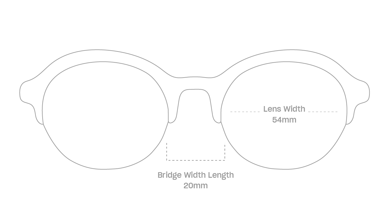 measurement::lens width Linus Eyeglasses round acetate (4687756984374)
