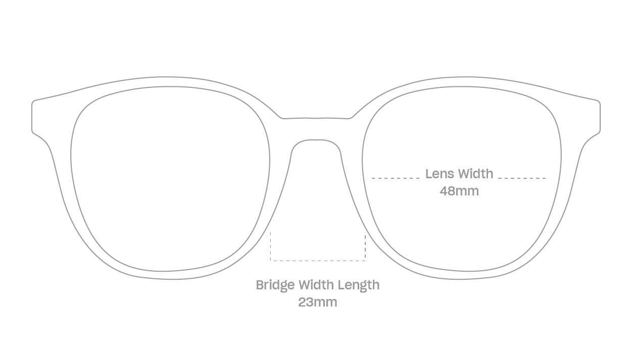 measurement::lens width Neo Anti-Radiation Glasses square plastic (6613797044278)