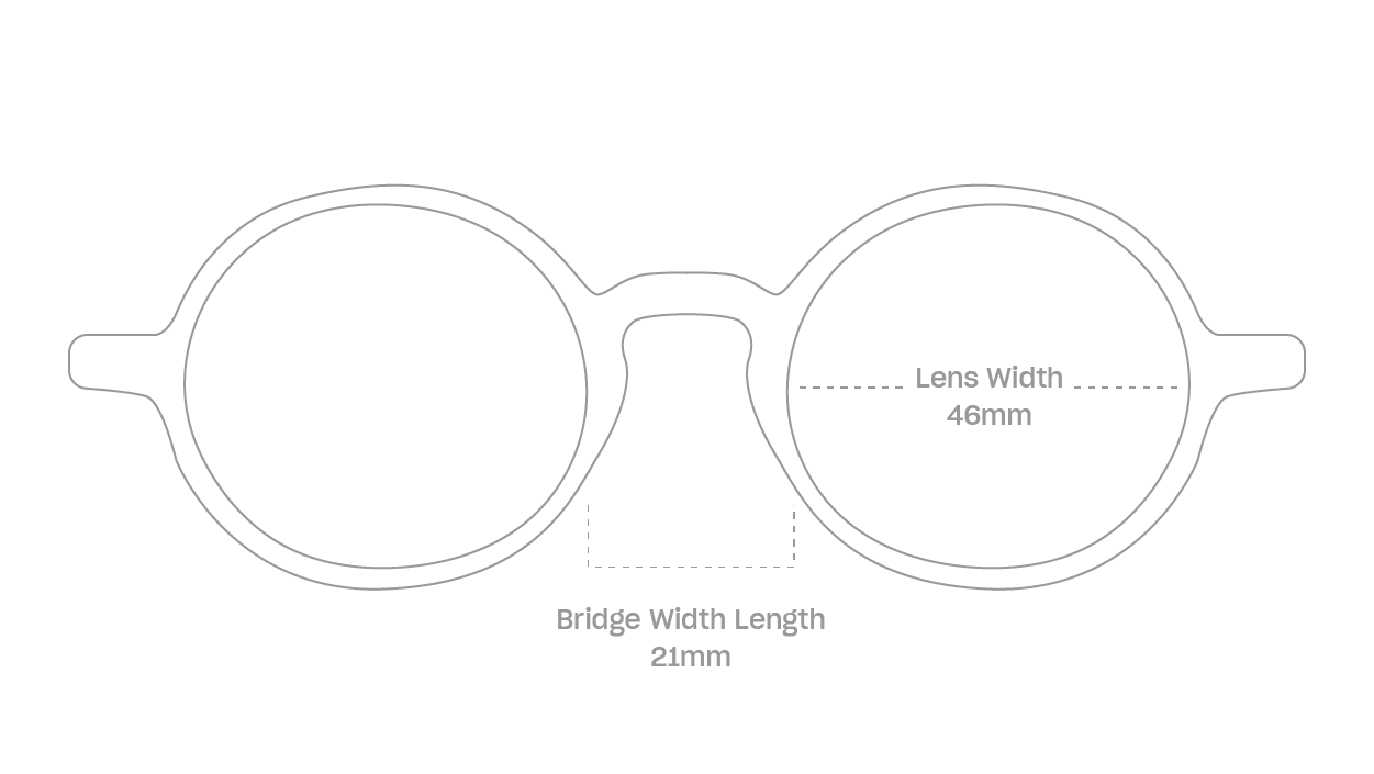 measurement::lens width Ono+ Eyeglasses round acetate (6538379132982)