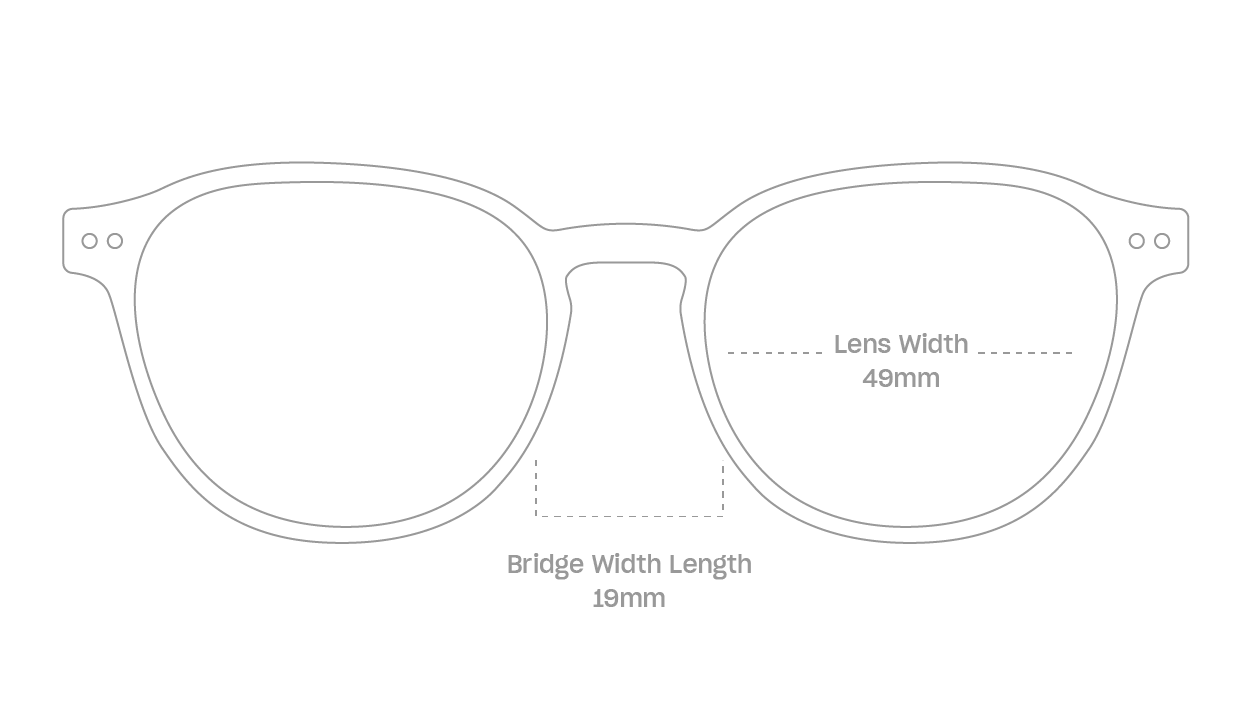 measurement::lens width Orman Eyeglasses round acetate (4687756623926)