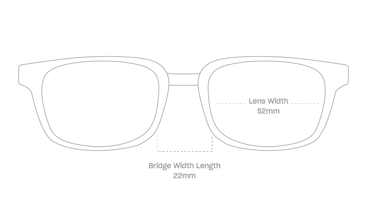 measurement::lens width Ridley Sunglasses rectangle metal (6543784280118)