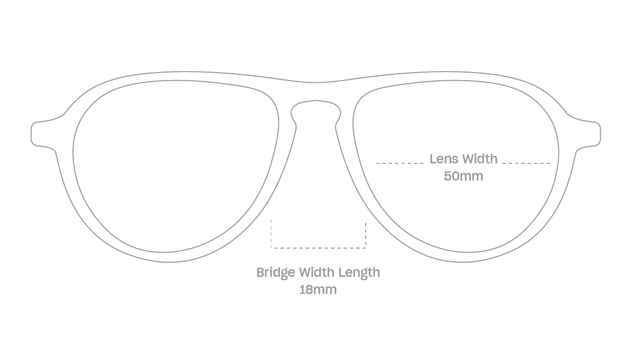 measurement::lens width Ronan Sunglasses pilot plastic metal (6543787950134)