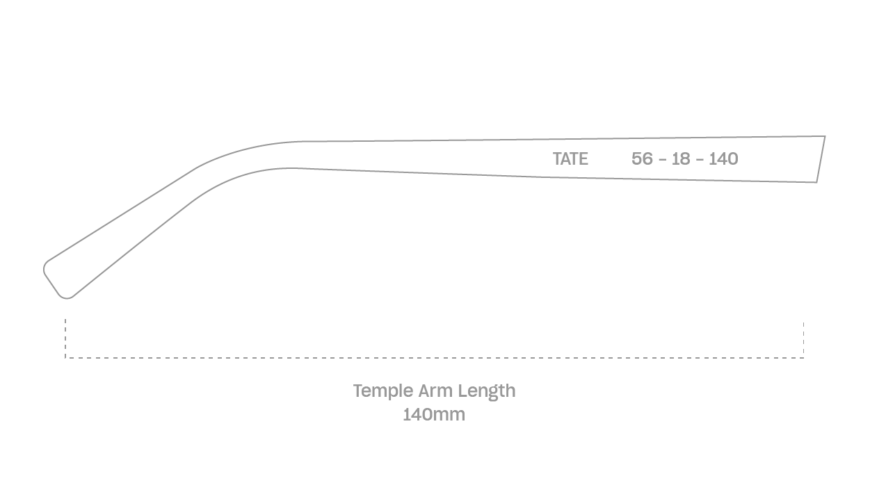 measurement::arm length Tate Sunglasses square metal (4687761866806)