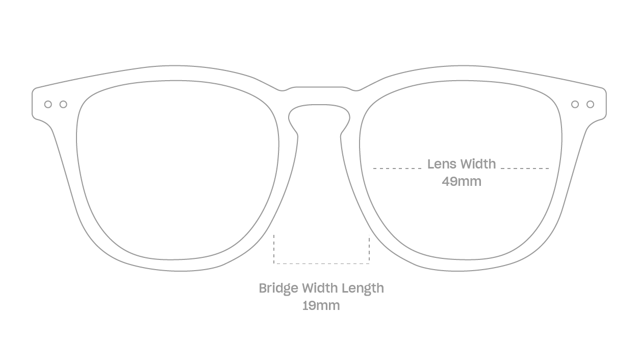 measurement::lens width Yoji Anti-Radiation Glasses square plastic (6613809692726)