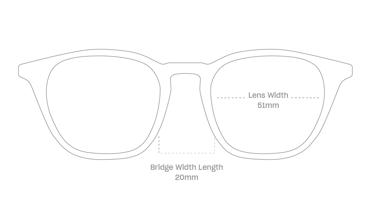 measurement::lens width Yuri Eyeglasses square acetate (4891267006518)