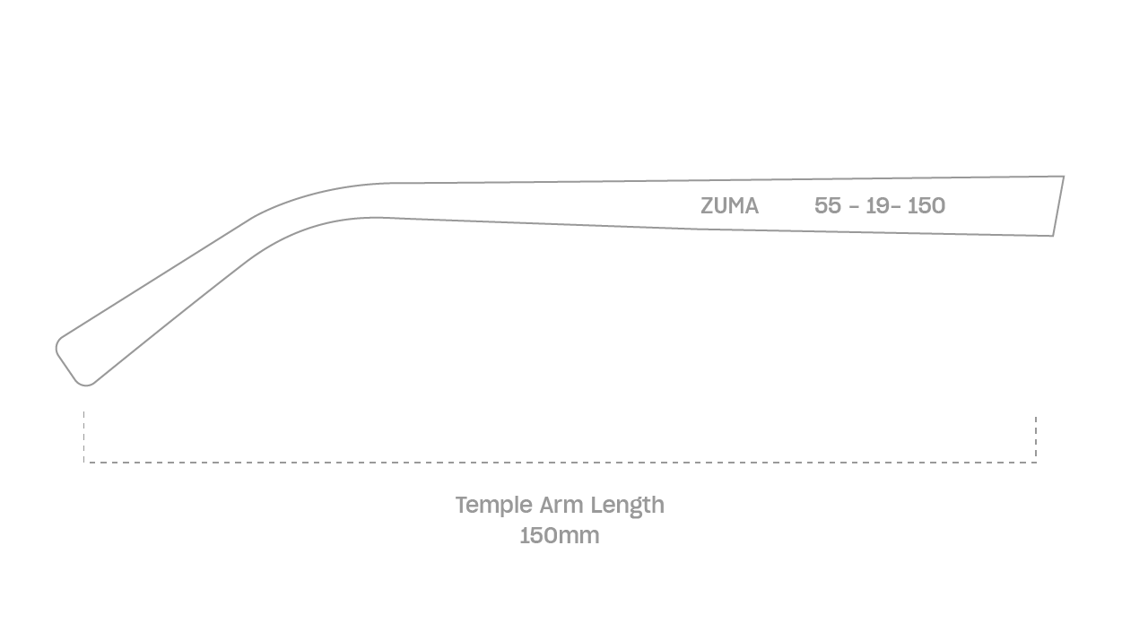 measurement::arm length Zuma Sunglasses round metal (4687762554934)