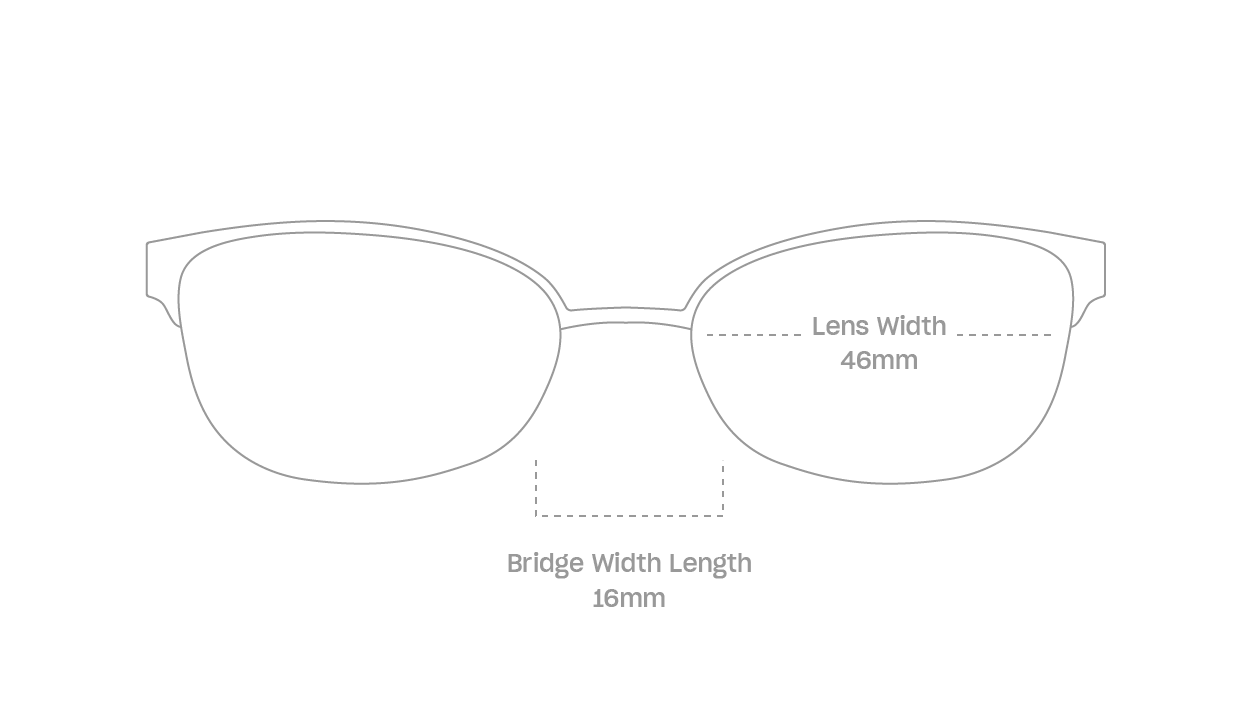 measurement::lens width Emery Anti-Radiation Glasses rectangle metal (6627541123126)