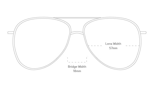 measurement::lens width Shawn Anti-Radiation Glasses pilot metal